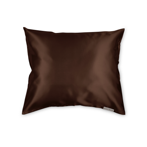 Beauty Pillow Satijnen Kussensloop Chocolate brown
