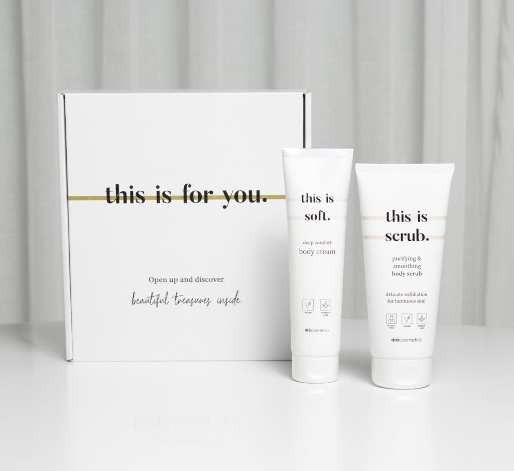 Cadeauset This is for you Body Scrub & Body Crème