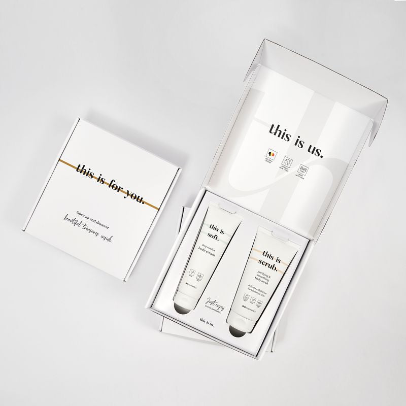Cadeauset This is for you Body Scrub & Body Crème